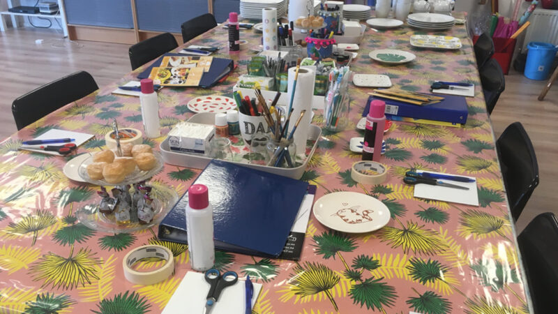 Interieur Atelier Artwise workshops en kinderfeestjes