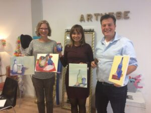 Workshop met ei-tempera schilderen