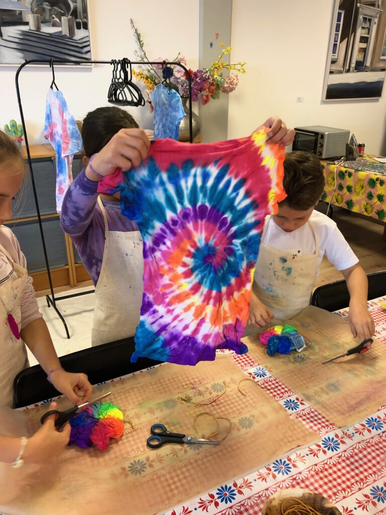 Concurreren kralen ei TIE DYE Kinderfeestje of workshop - Regio Haarlem en Amsterdam