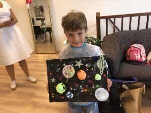 Ruimtevaart-kinderfeestje Artwise