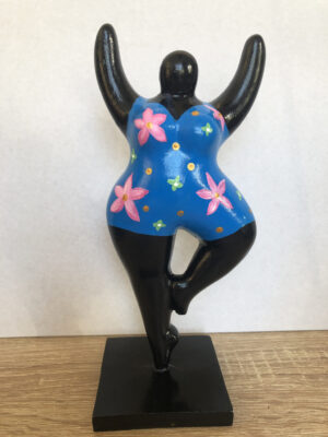 Voorbeeld Dikke dame-beeldjes klassiek/yoga