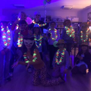 Glow-in-the-dark-feestje Artwise Haarlem